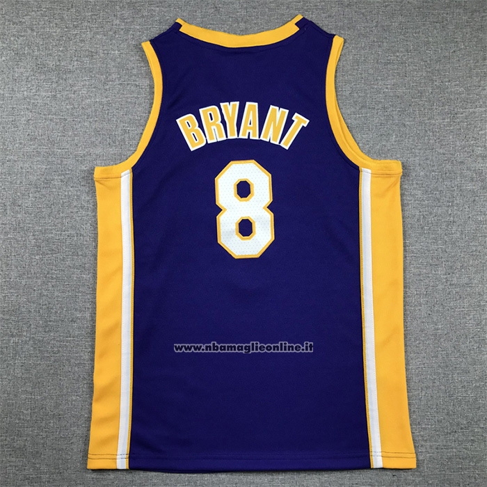 Maglia Bambino Los Angeles Lakers Kobe Bryant #8 Mitchell & Ness 1999-00 Viola